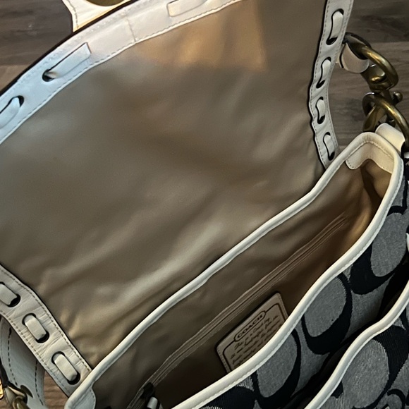 AUTHENTIC COACH RESORT DENIM HANDBAG - Picture 13 of 15